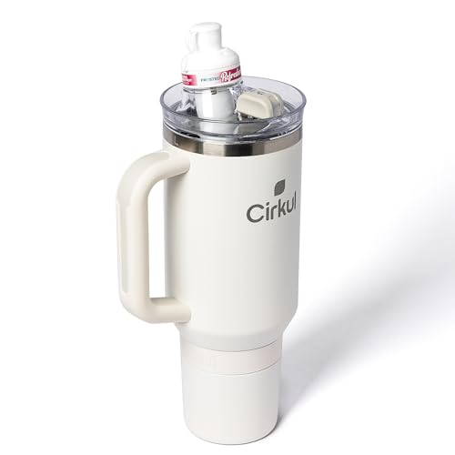 40oz Stainless Steel Tumbler with Handle, Double-Wall Insulated T7917