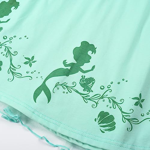 Girls Little Mermaid Princess Dress Costume C4359