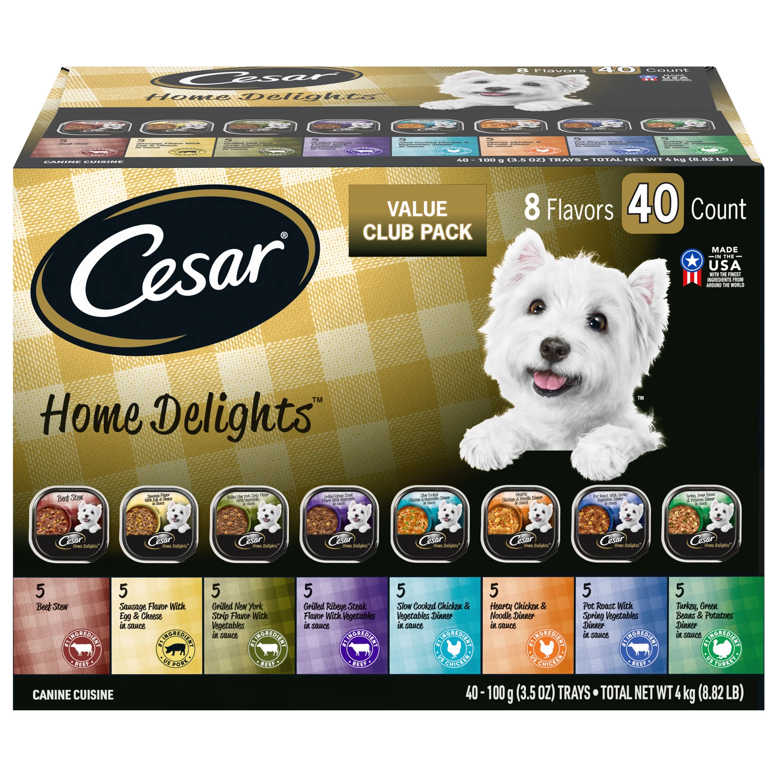 Dog Wet Food Variety Pack 40-Pack V55633