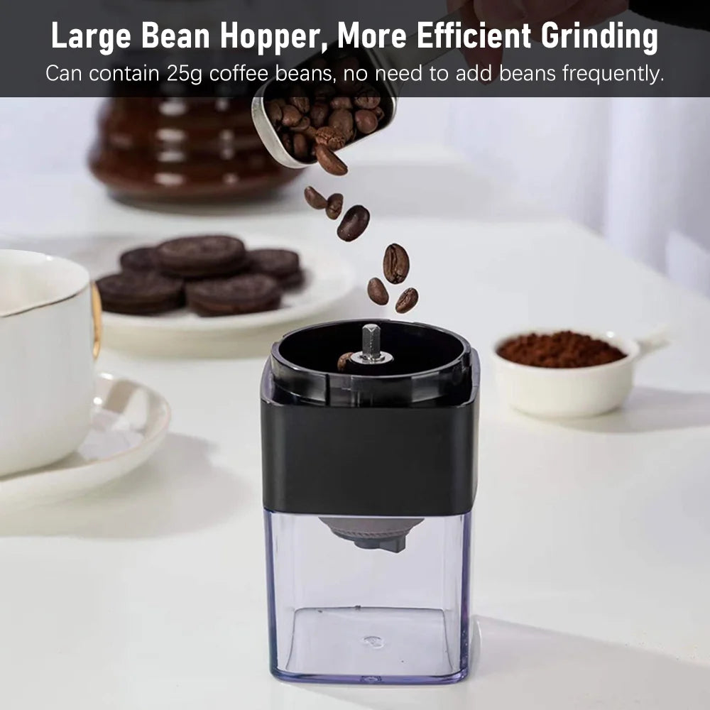 Electric Coffee Grinder for Beans and Spices with Brush J2344