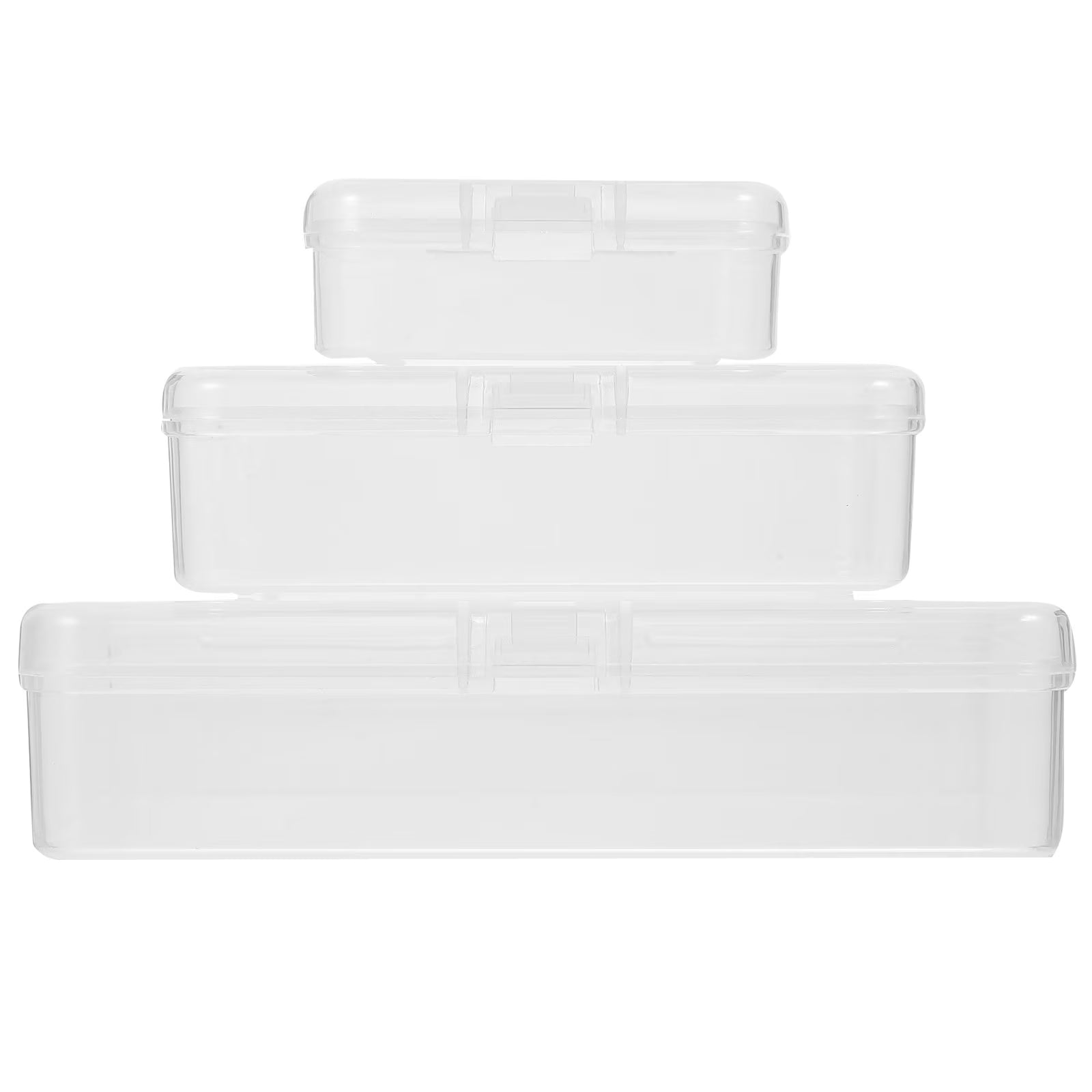 28 Pcs Storage Baskets with Lids Plastic Box Portable Case