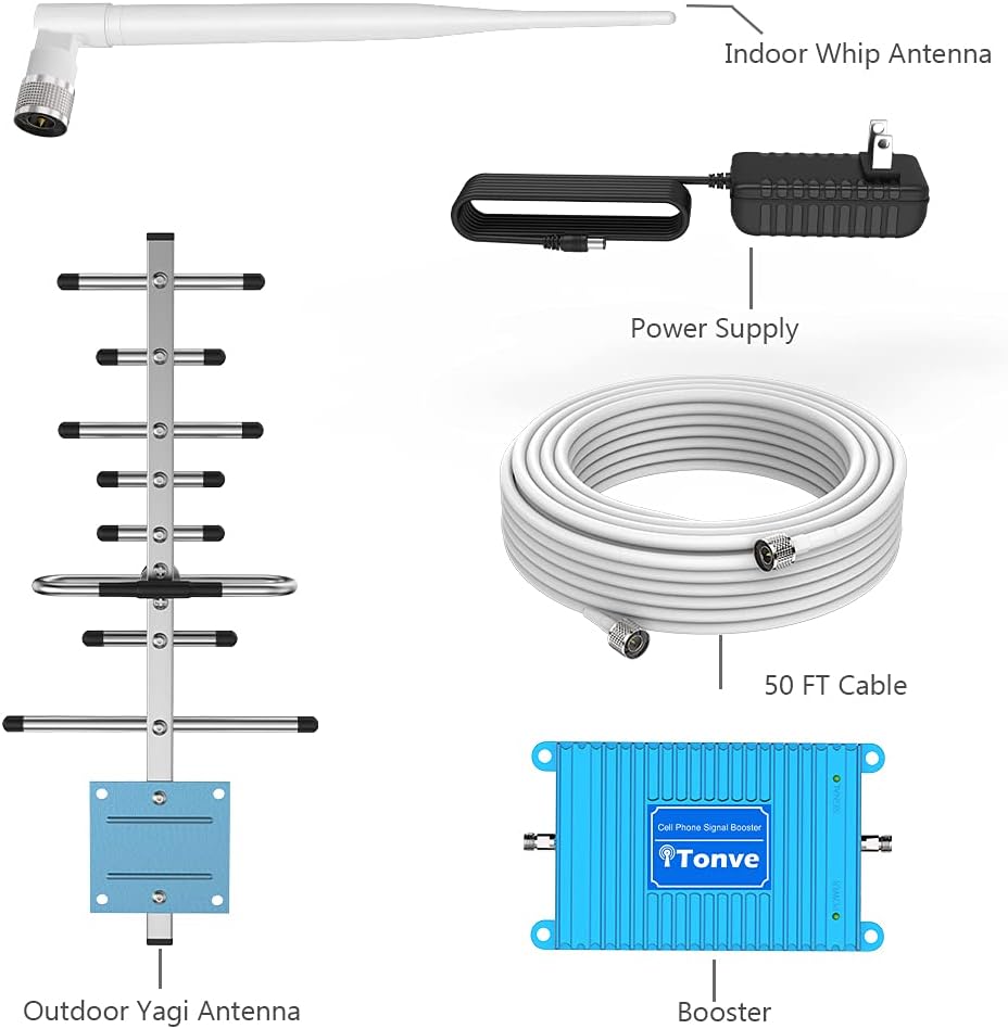 Cell Phone Signal Booster for Home and Office 850/1900MHz R6195