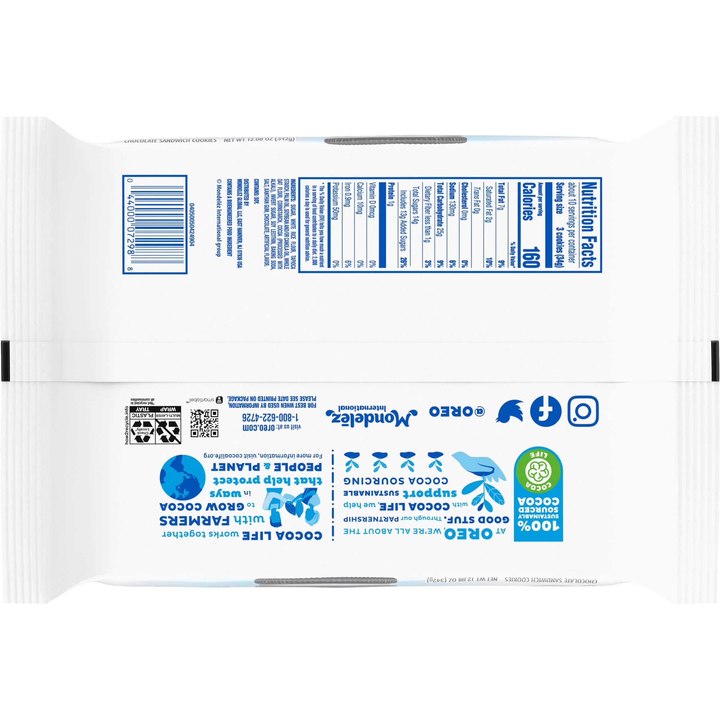 Gluten Free Chocolate Sandwich Cookies, 24 Pack L543948