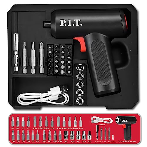 Mini Red Tool Box, Portable 5-Drawer Steel Tool Case with Liner F445