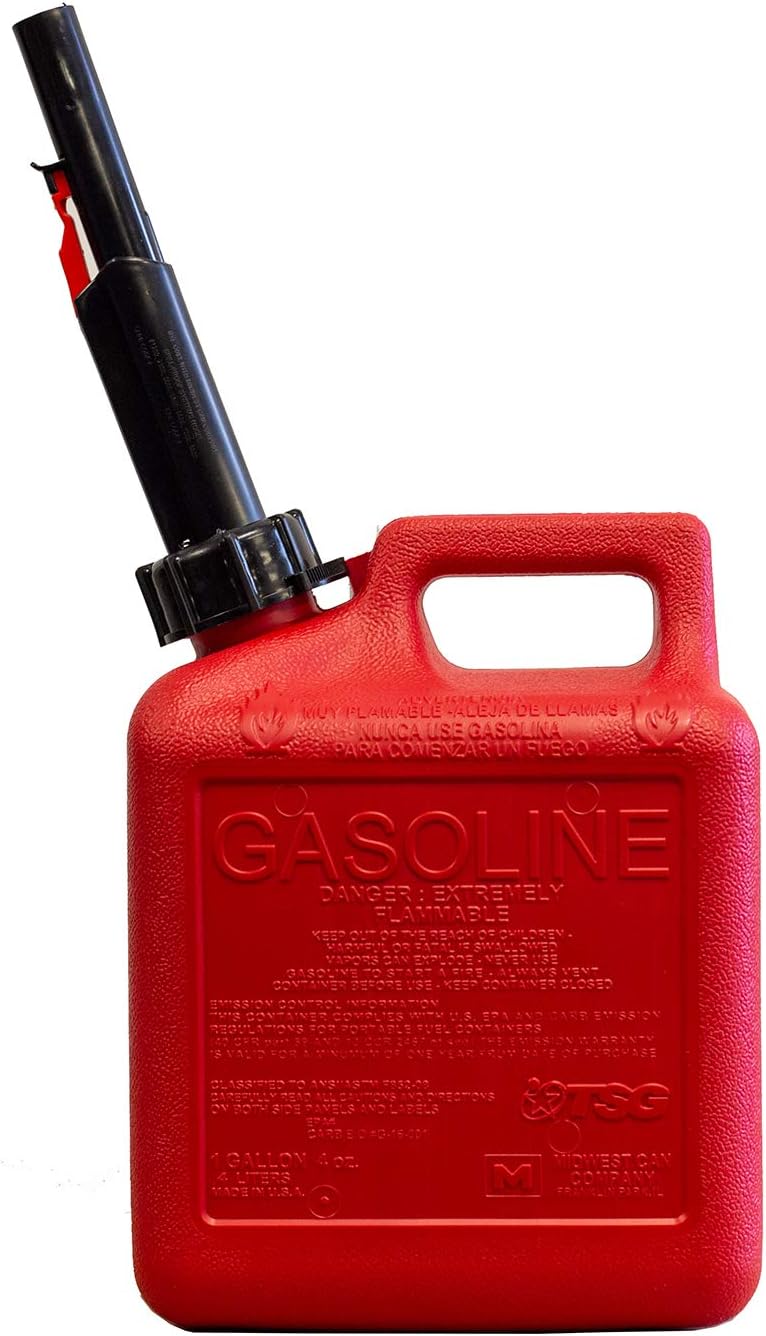 Auto Shut Off Gasoline Can - 1 Gallon E26858