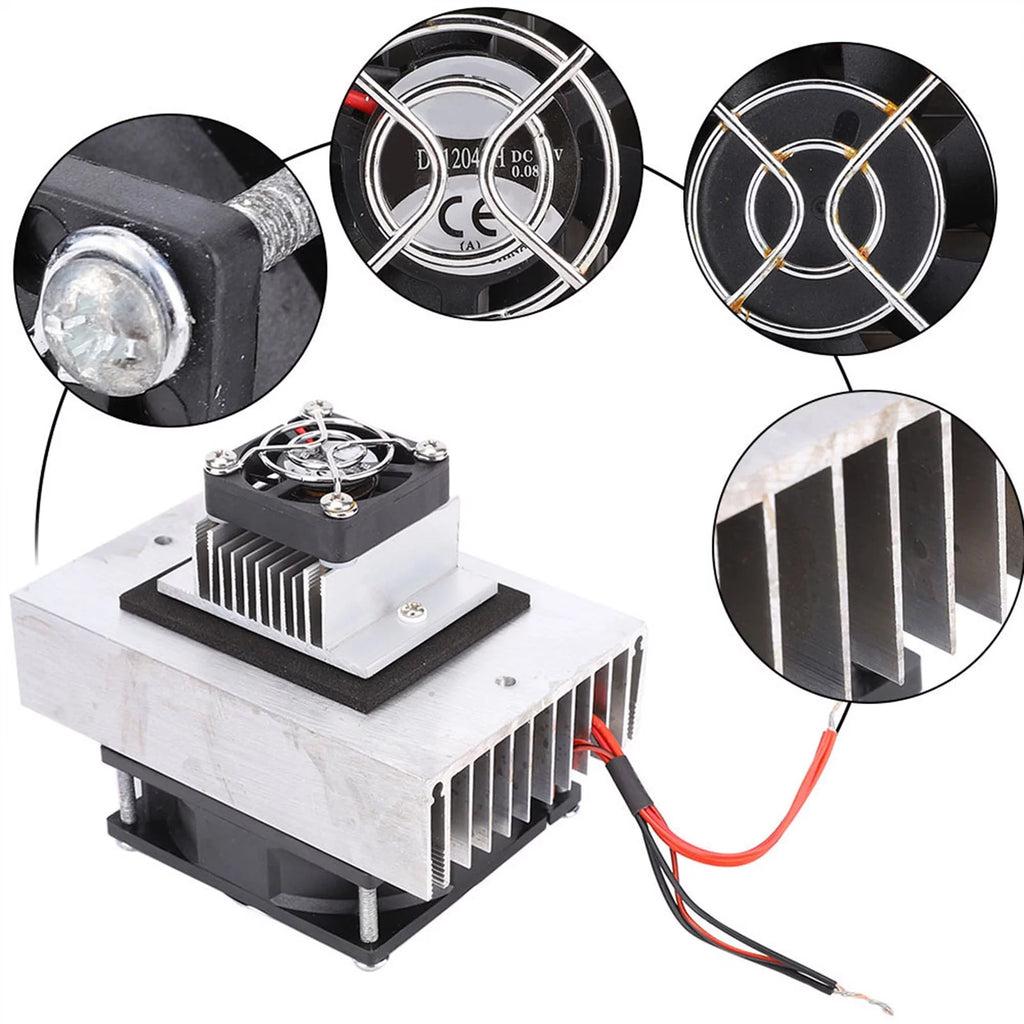 Mini Semiconductor Refrigeration Cooling Kit DC12V J1729