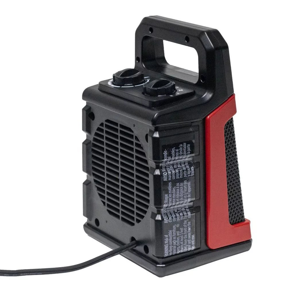 Portable Ceramic Forced Air Electric Heater, 120V W961