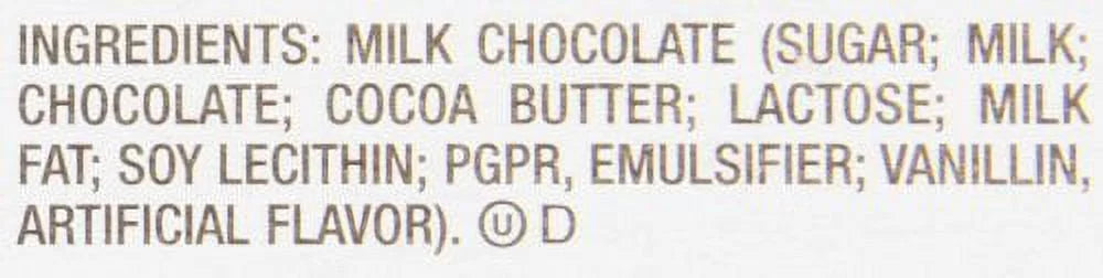 Chocolate Candy Bars 36 Count Plus Bonus J406