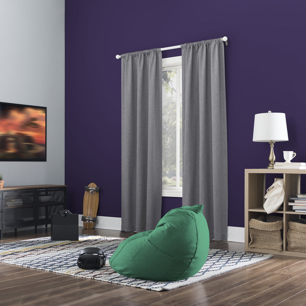 100% Blackout Rod Pocket Curtain Panel 40" x 84" L4989