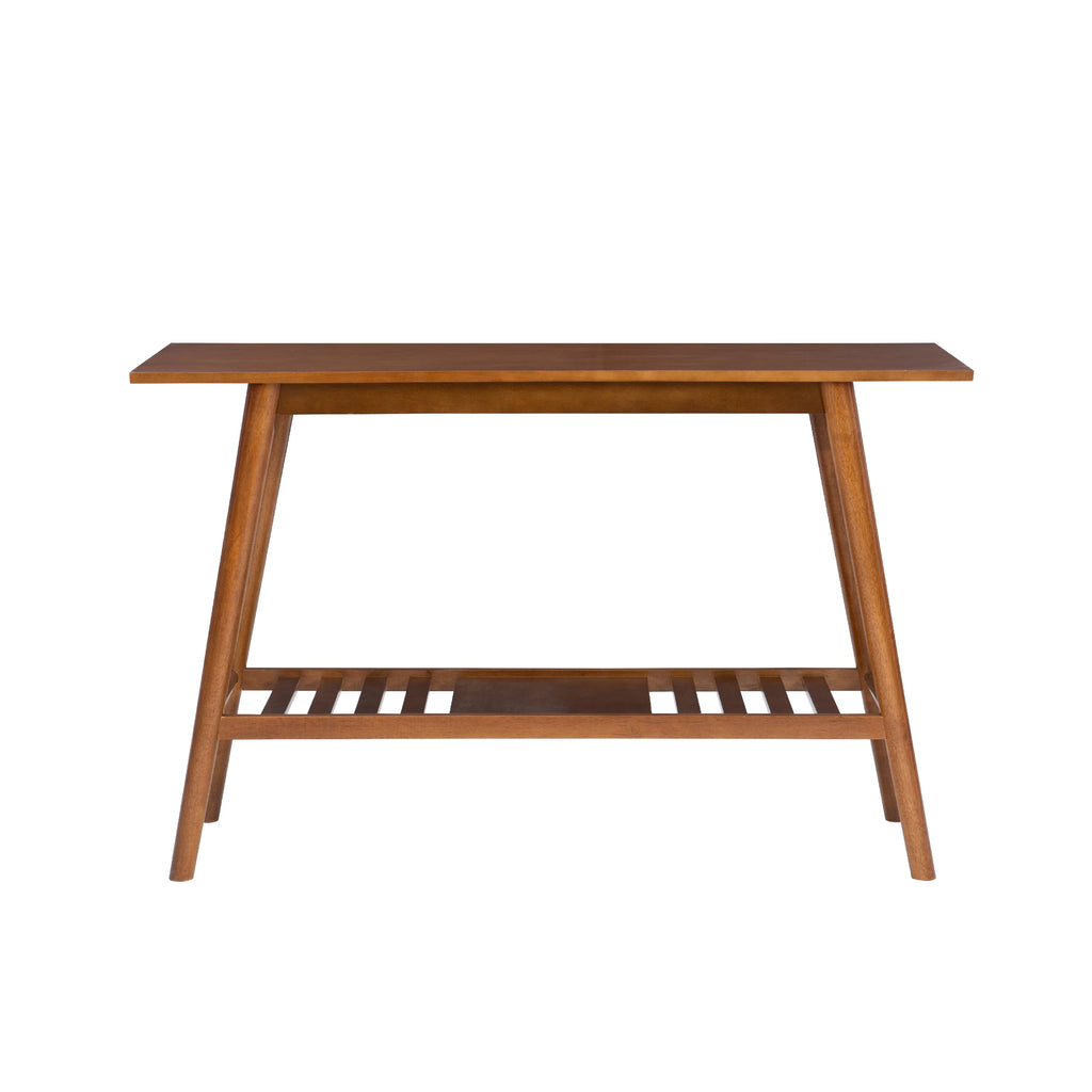 Mid-Century Indoor Console Table, Walnut V131