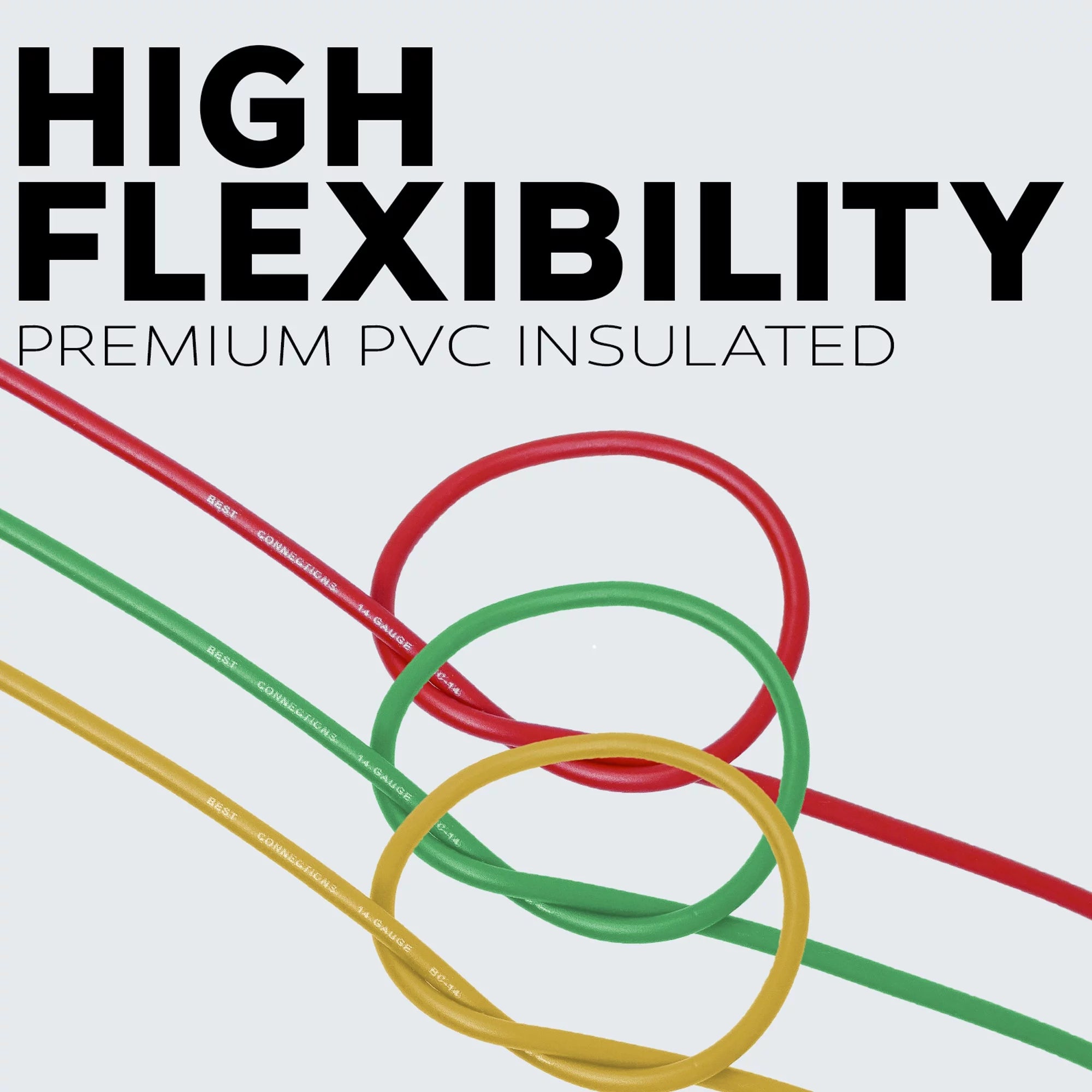 14 Gauge Automotive Primary Wire 500ft 8 Color Bundle Set for Trailer and Lighting Circuits C114
