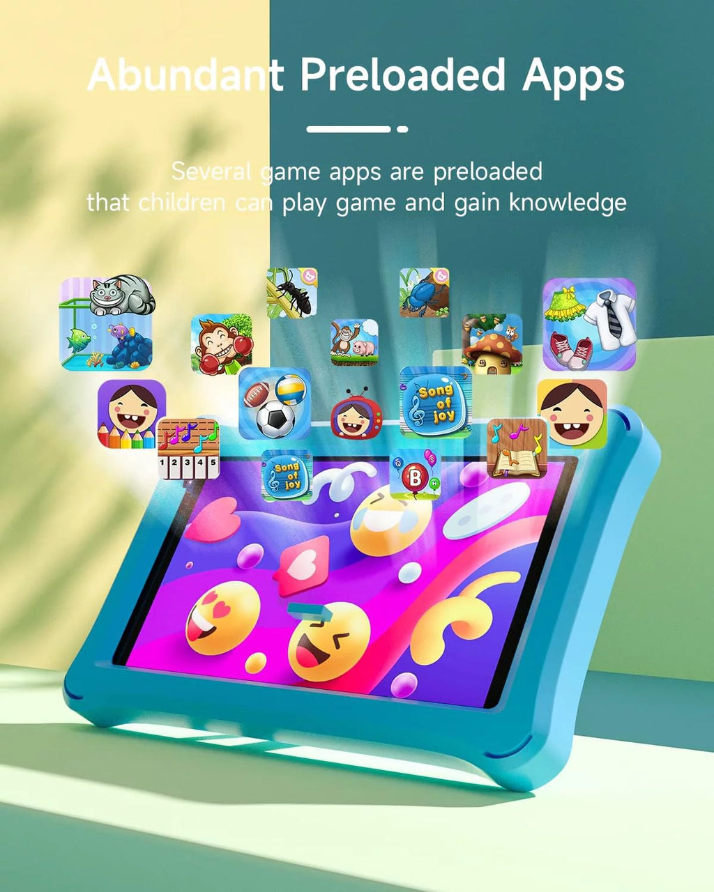 Kids Tablet 8 Inch, 4GB RAM 32GB, Android 12, IPS Touch Screen, WiFi, Dual Camera L944