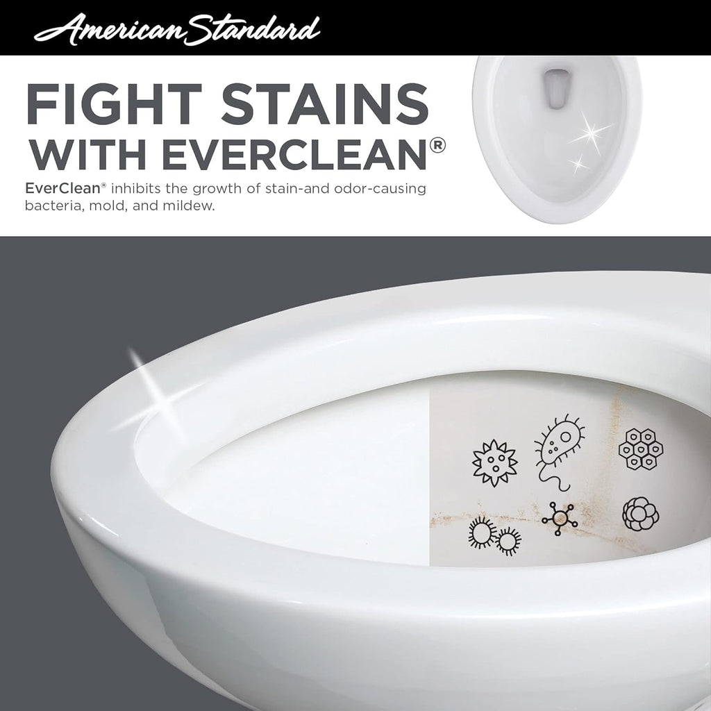 Two-Piece Round Front Toilet with 12-Inch Rough-In, White L235