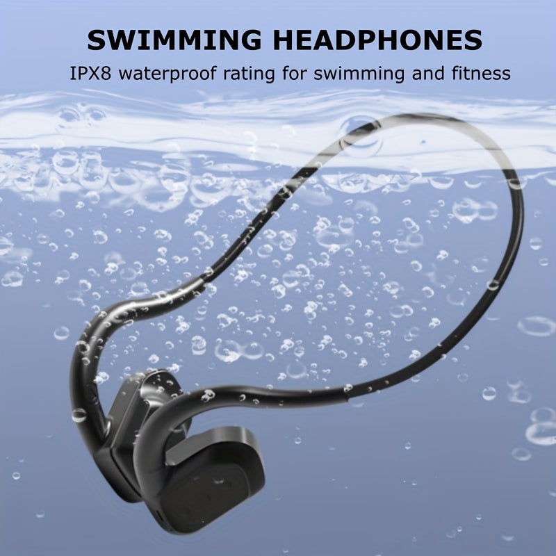 Waterproof Bone Conduction MP3 Player Headphones for Swimming N245