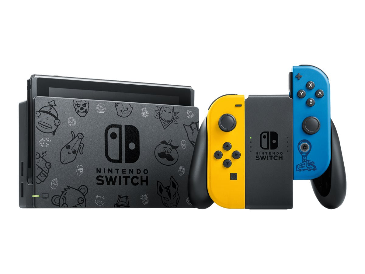 Fortnite Wildcat Bundle Game Console with Yellow and Blue Joy-Con P7326