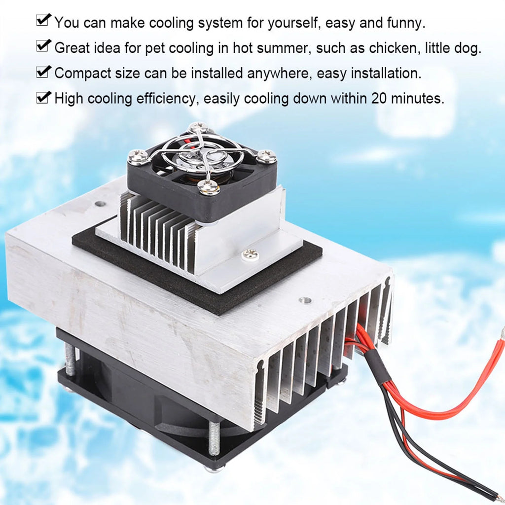 Mini Semiconductor Refrigeration Cooling Kit DC12V J1729