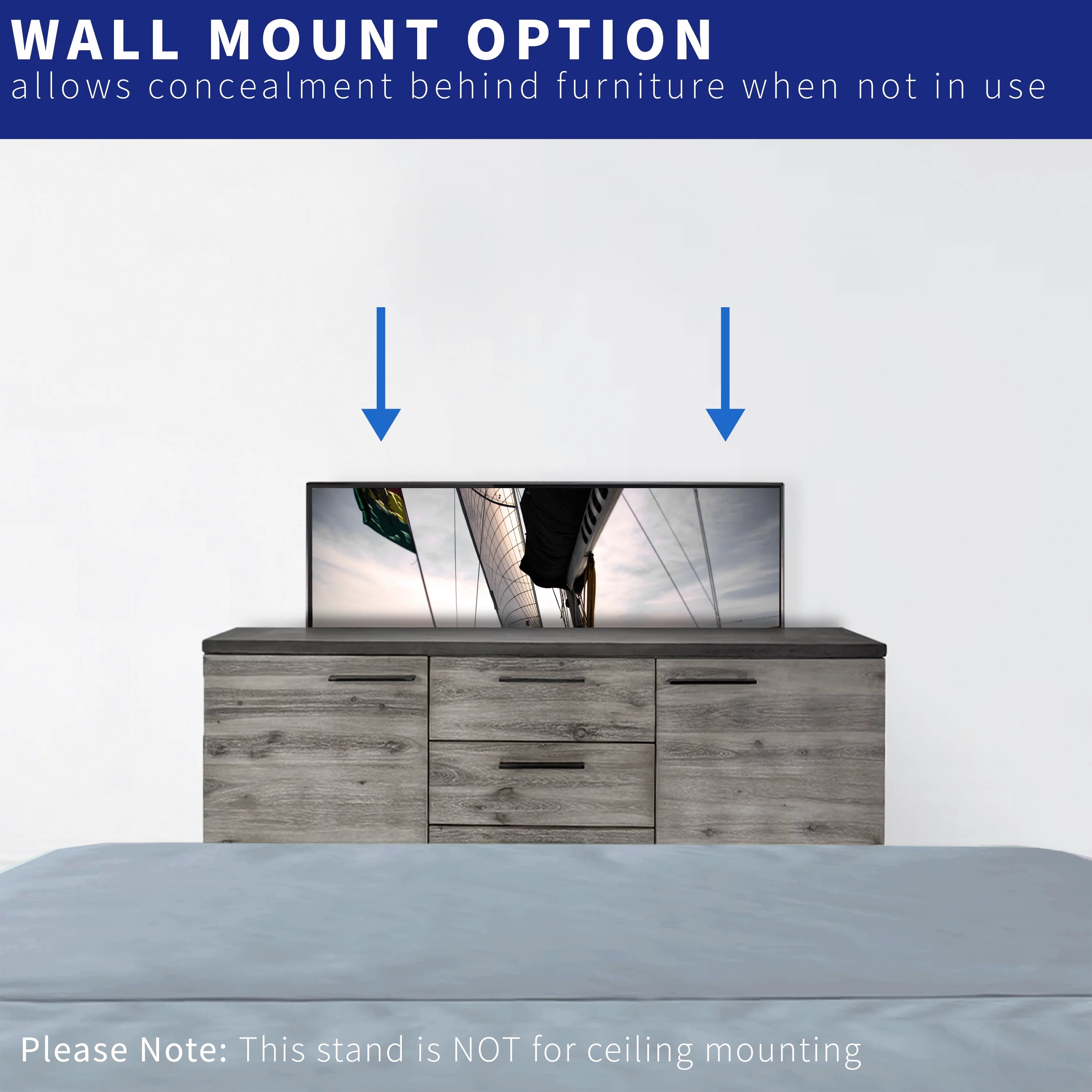 TV Motorized Vertical Stand Lift 32-48 Inch Height Adjustable Mount N12914