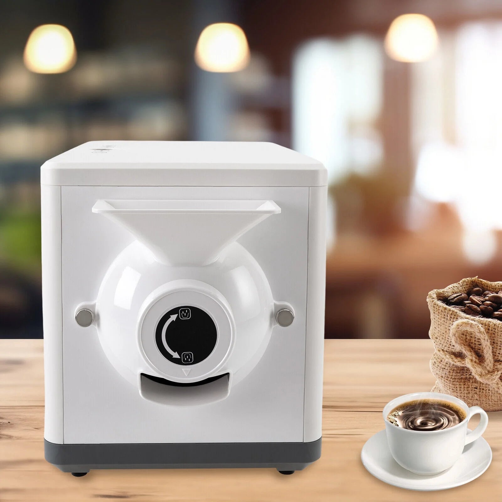 Electric Coffee Bean Roaster Machine 1000g Grain Dry Commercial Roaster 1000W