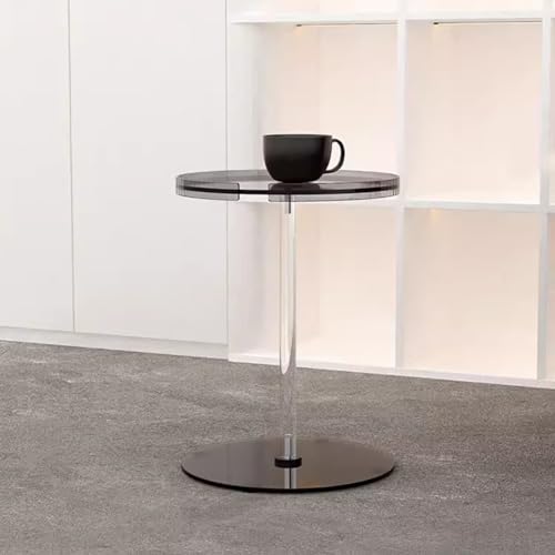 Acrylic Side Table with Round Slim Design, 40 x 53 cm Z83172