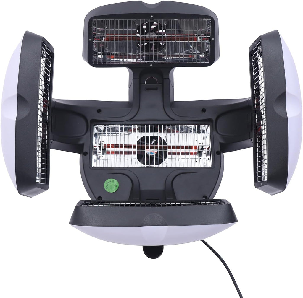 Wall Mounted Hair Dryer with LCD Display and Adjustable Swing Arm A440