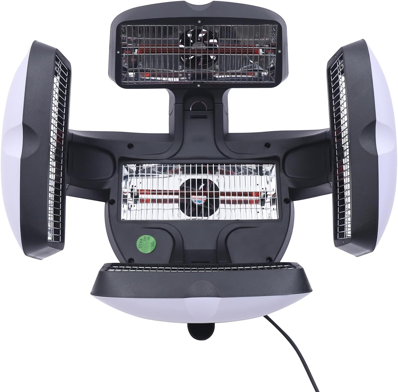 Wall Mounted Hair Dryer with LCD Display and Adjustable Swing Arm A440