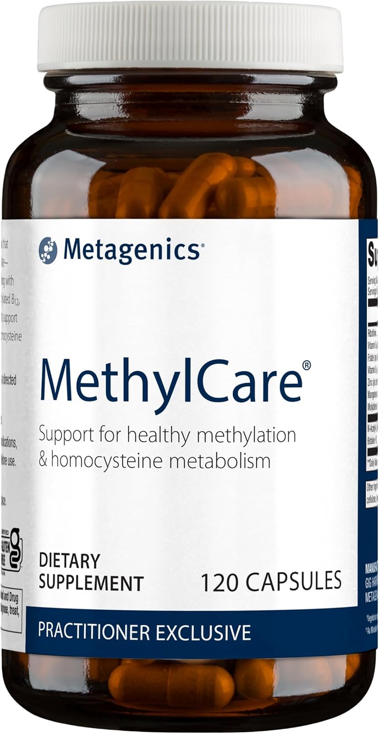 Metagenics MethylCare - 1,330 mcg DFE Folate - for Homocysteine Metabolism & Methylation* - Non-GMO & Gluten-Free - 120 Count