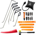 MENQANG Paintless Dent Repair Kit, Hail Repair Kit Paintless Dent Removal Puller Sets Car Door Dings Repair Hand Tools (18 Pieces) Pack of 2