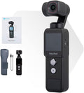 FeiyuTech Feiyu Pocket-2 Action Camera 4K 60FPS 12MP with 3-Axis Gimbal Stabilizer, 130° Wide Angle, 1.3" Touch Screen, WiFi, for Filming Travel Vlog Video