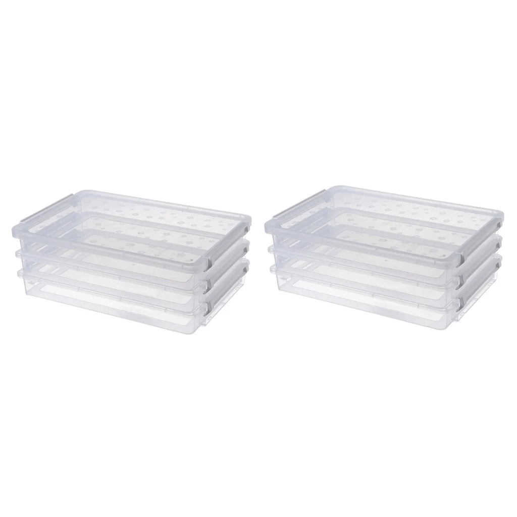 Multilayer Transparent Storage Box for Documents S1738