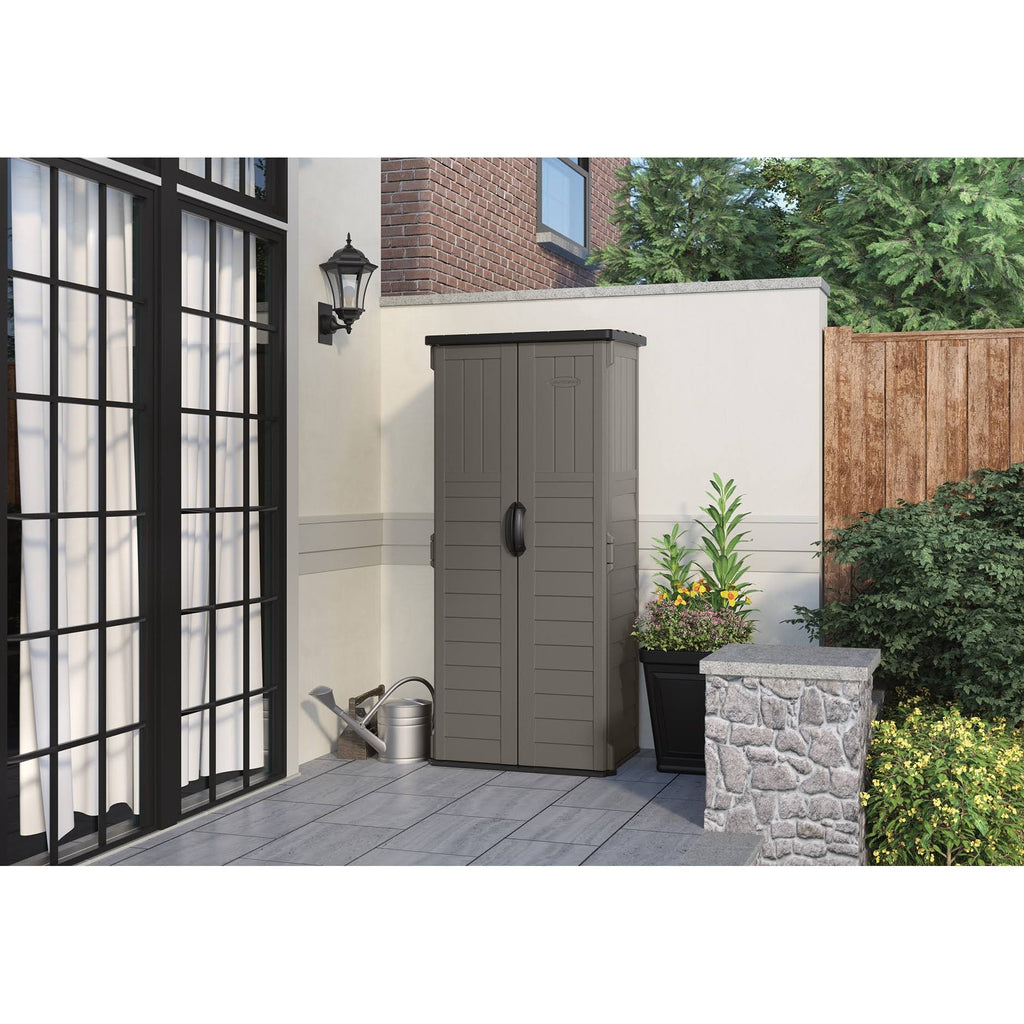 Vertical Storage Shed, Gray Y151879