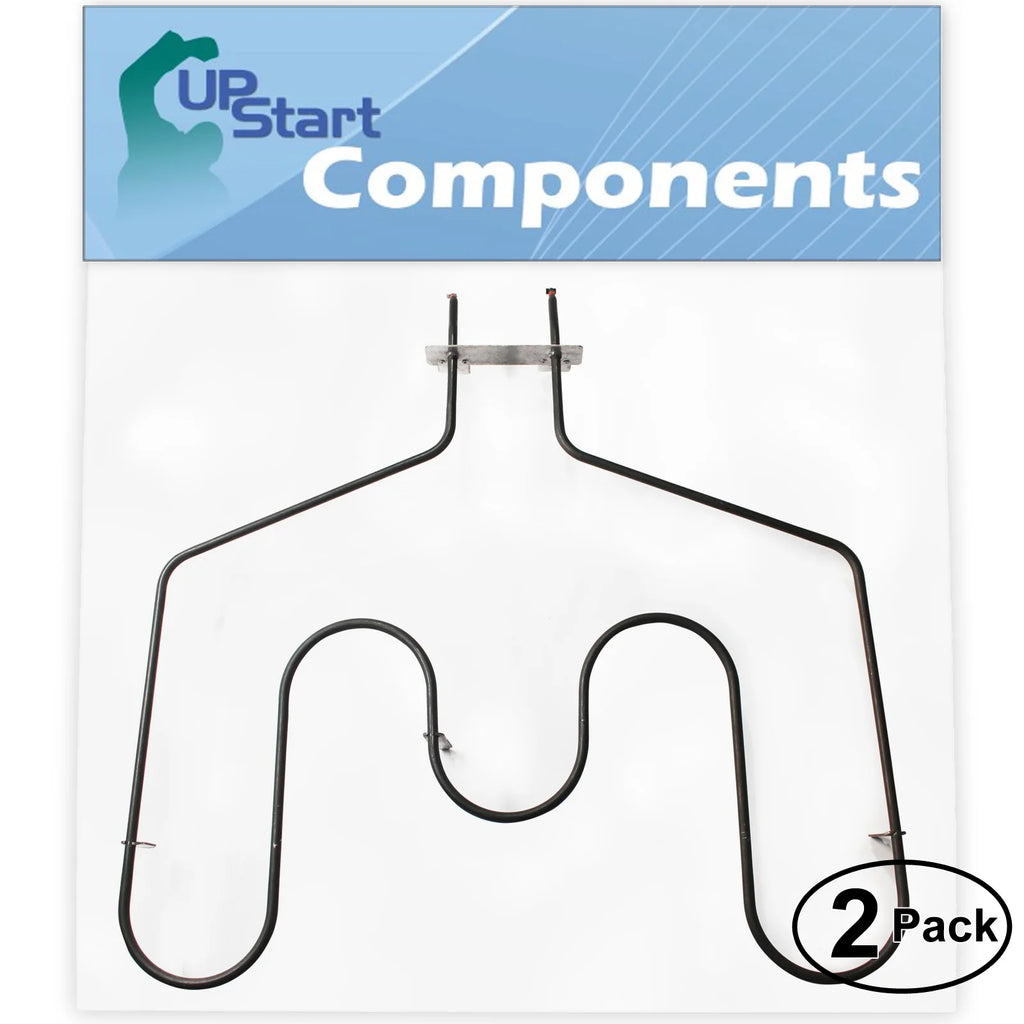 2-Pack Replacement for General Electric JBP26BB1AD Bake Element - Compatible with General Electric WB44T10011 Oven Heating Element