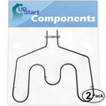 2-Pack Replacement for General Electric JBP26BB1AD Bake Element - Compatible with General Electric WB44T10011 Oven Heating Element