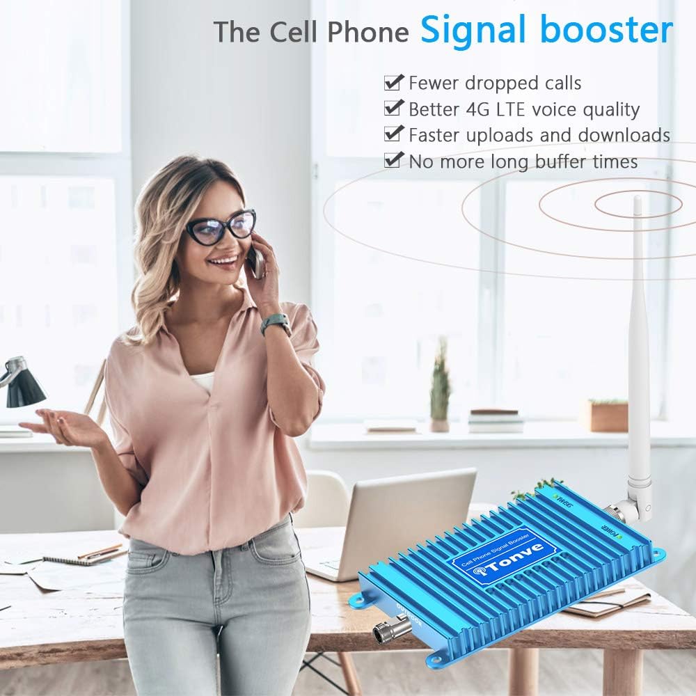 Cell Phone Signal Booster for Home and Office 850/1900MHz R6195
