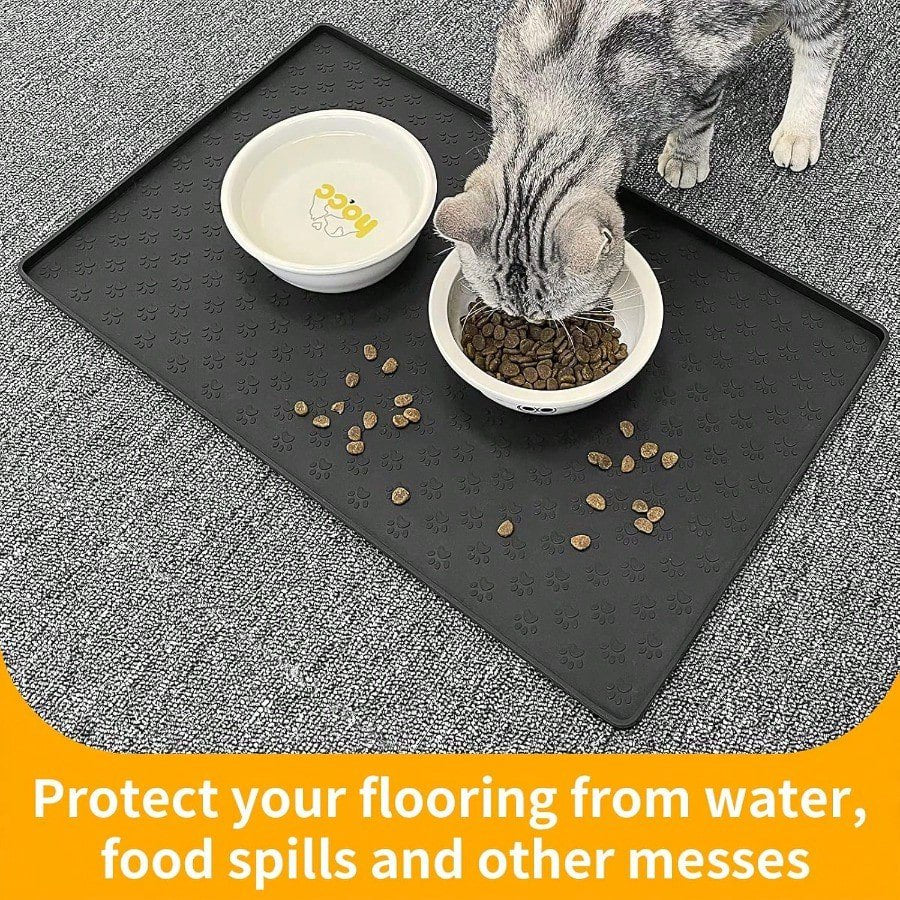 Waterproof Anti-Slip Silicone Pet Feeding Mat for Dog and Cat X7307