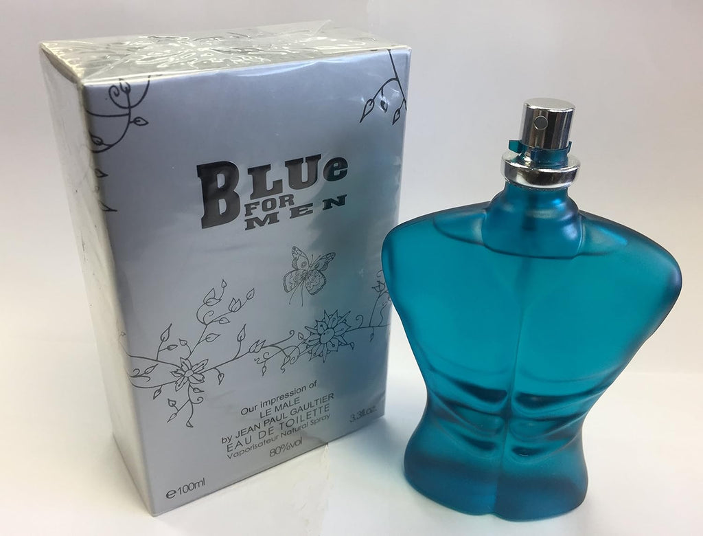 Blue for Men, Our impression of Le Male by Jean Paul Gaultier 100ml 3.3 Oz