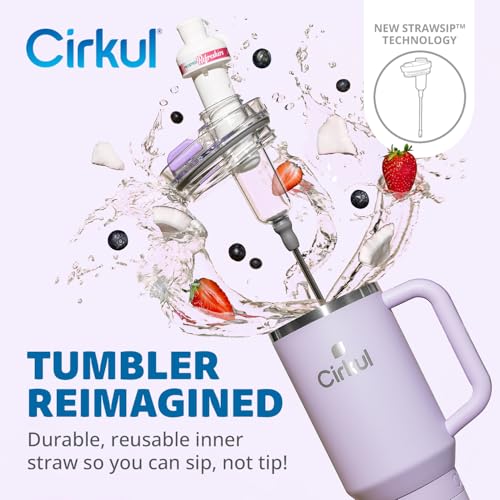 40oz Stainless Steel Tumbler with Handle, Double-Wall Insulated T7917