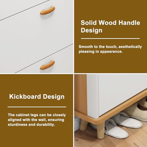 3 Drawer Shoe Cabinet, Paris Watercolor Sketch Design, Slim Entryway Organizer Y8400